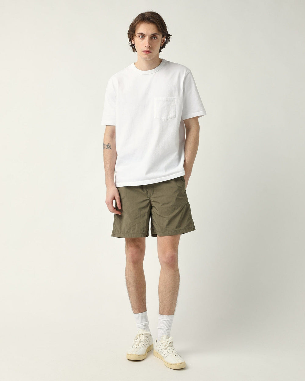 Nylon Shorts - Army-Draw String Shorts-Corridor-Corridor