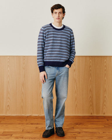 Reggie Stripe Crewneck