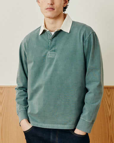 Garment Dyed Rugby LS - Alpine