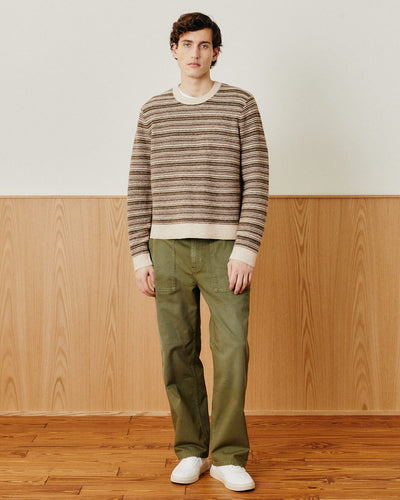 Mini Stripe Crewneck