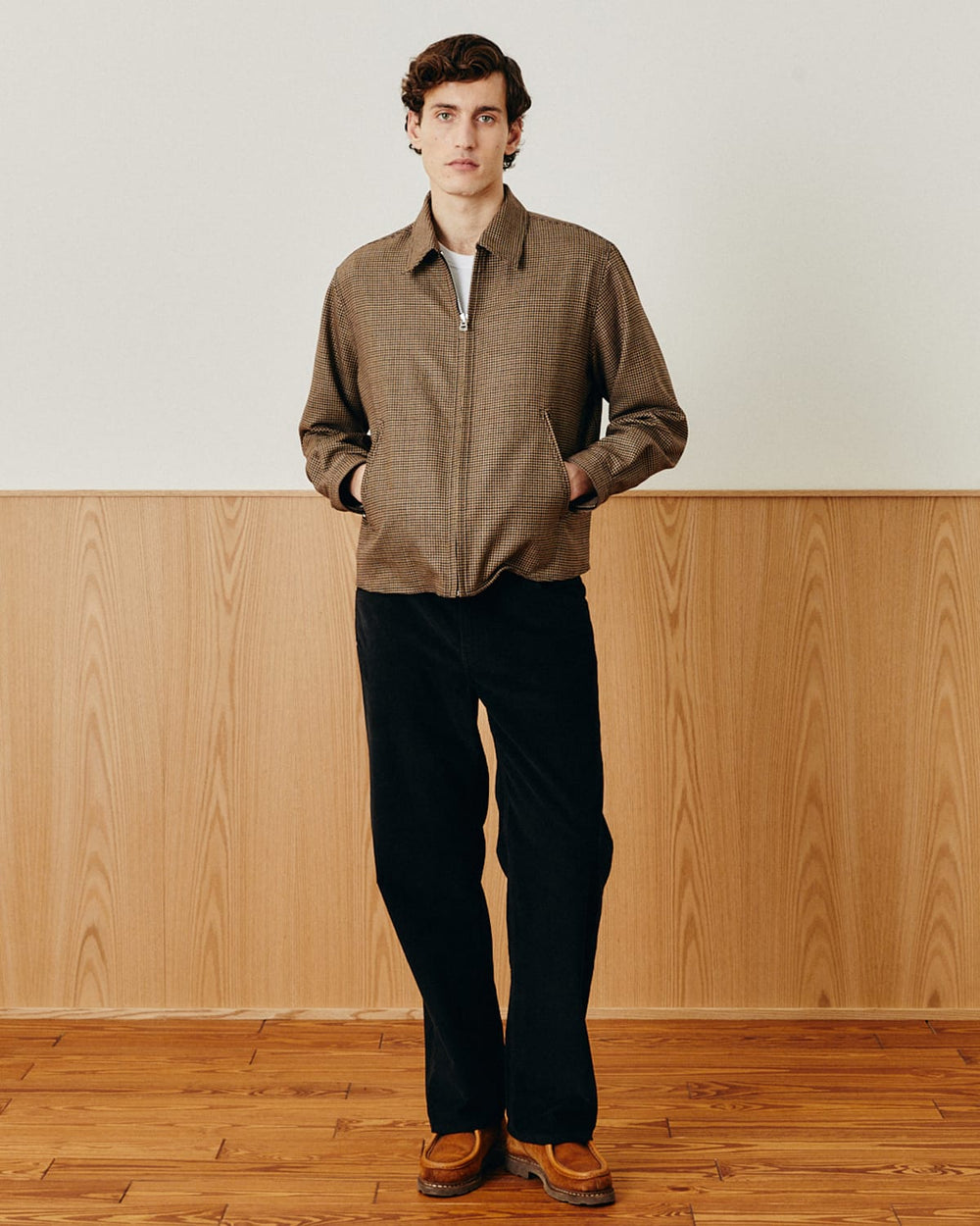 Dekalb Jacket - Brown-Zip Jacket-Black Q-Corridor