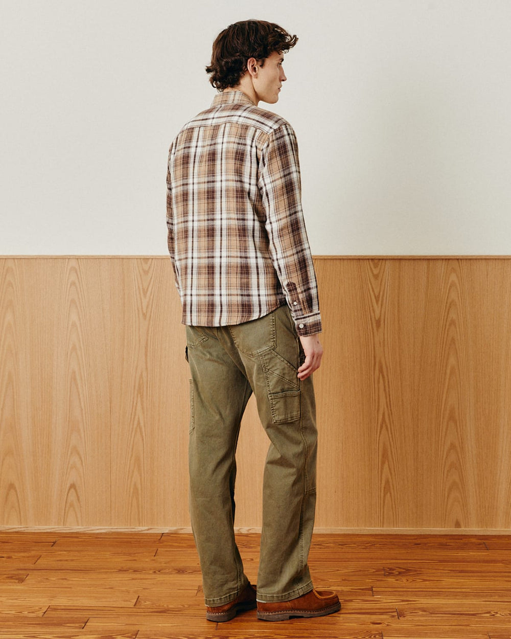 Vintage Flannel LS - Brown-LS w/ 1 Chest Pocket-Real-Corridor