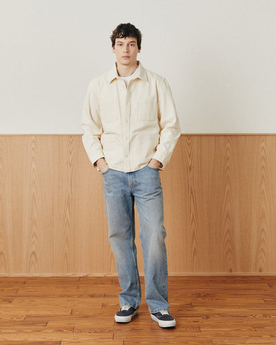 Misha Overshirt - Natural-Overshirts-Black Q-Corridor