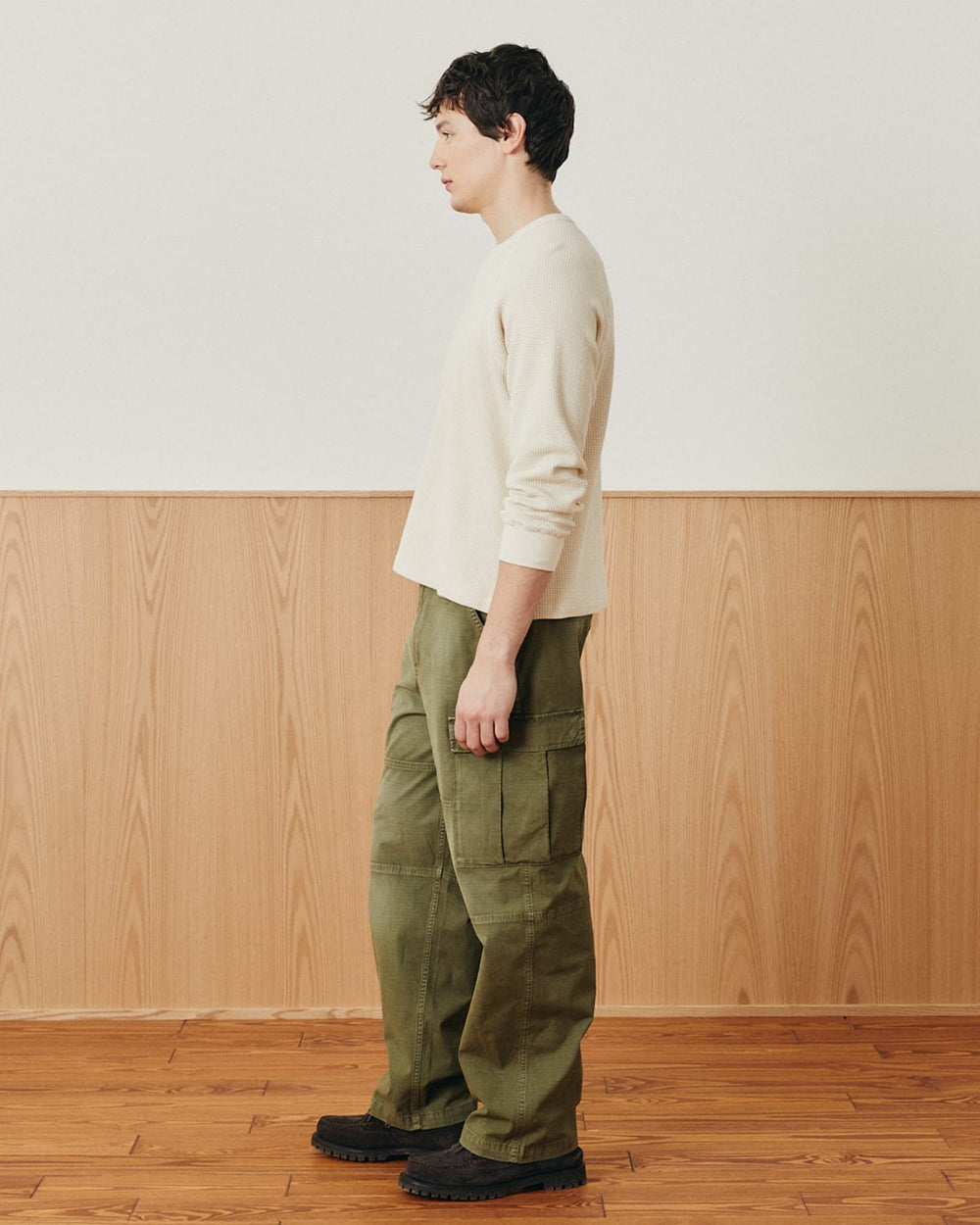 Waffle Thermal LS - Natural-Thermal LS-Siena-Corridor
