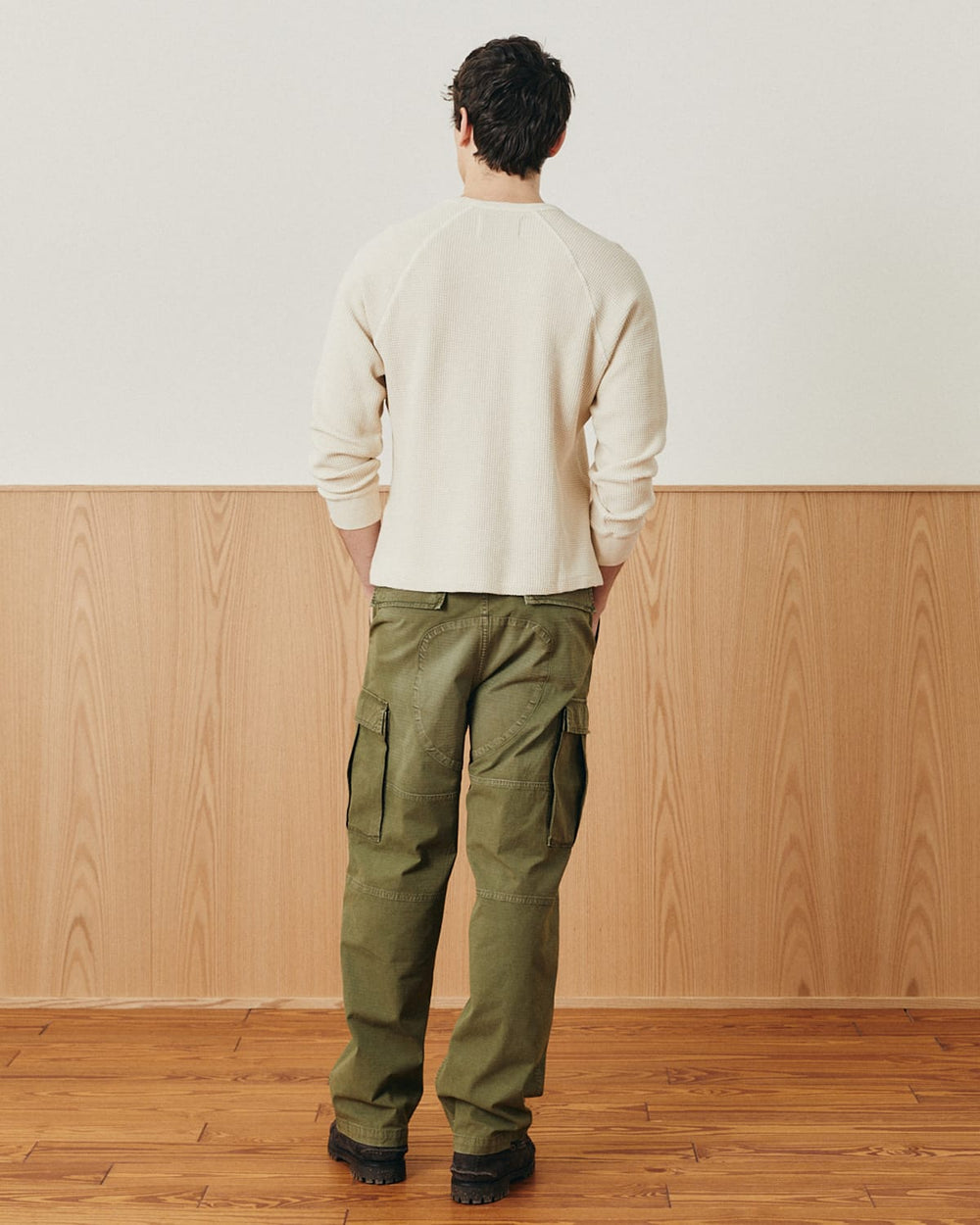 Waffle Thermal LS - Natural-Thermal LS-Siena-Corridor
