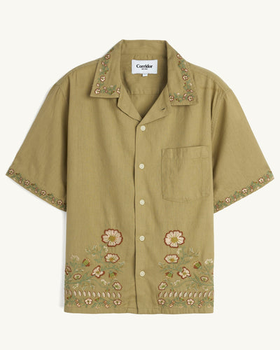 Augusta SS-SS Camp w/ 1 Chest Pocket-Original Madras Trading Co. (OMTC)-Corridor