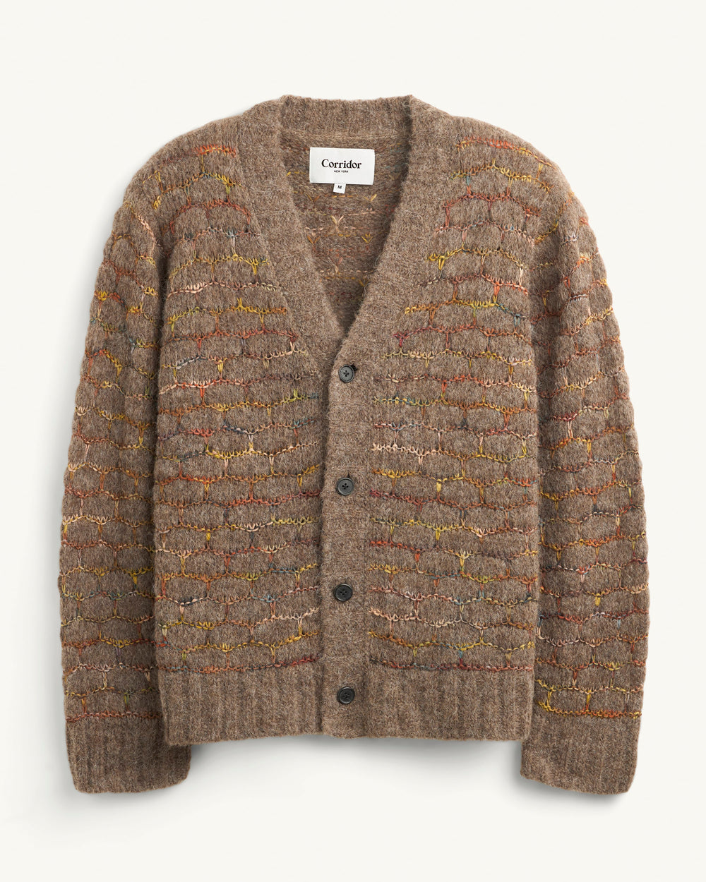Raga Cardigan - Brown-Cardigan-Innovative Knitwear-Corridor