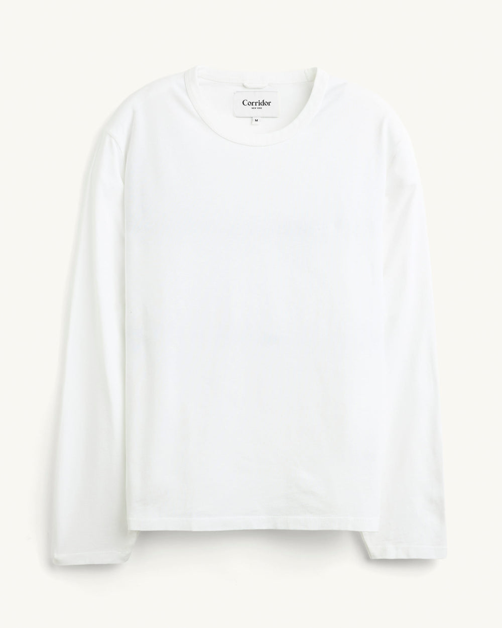 Garment Dye LS Tee - White-T-Shirt LS-Siena-Corridor