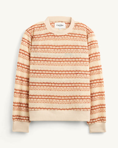 Pointelle Crewneck - Natural