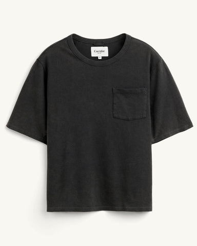 Washed Terry T-Shirt - Black
