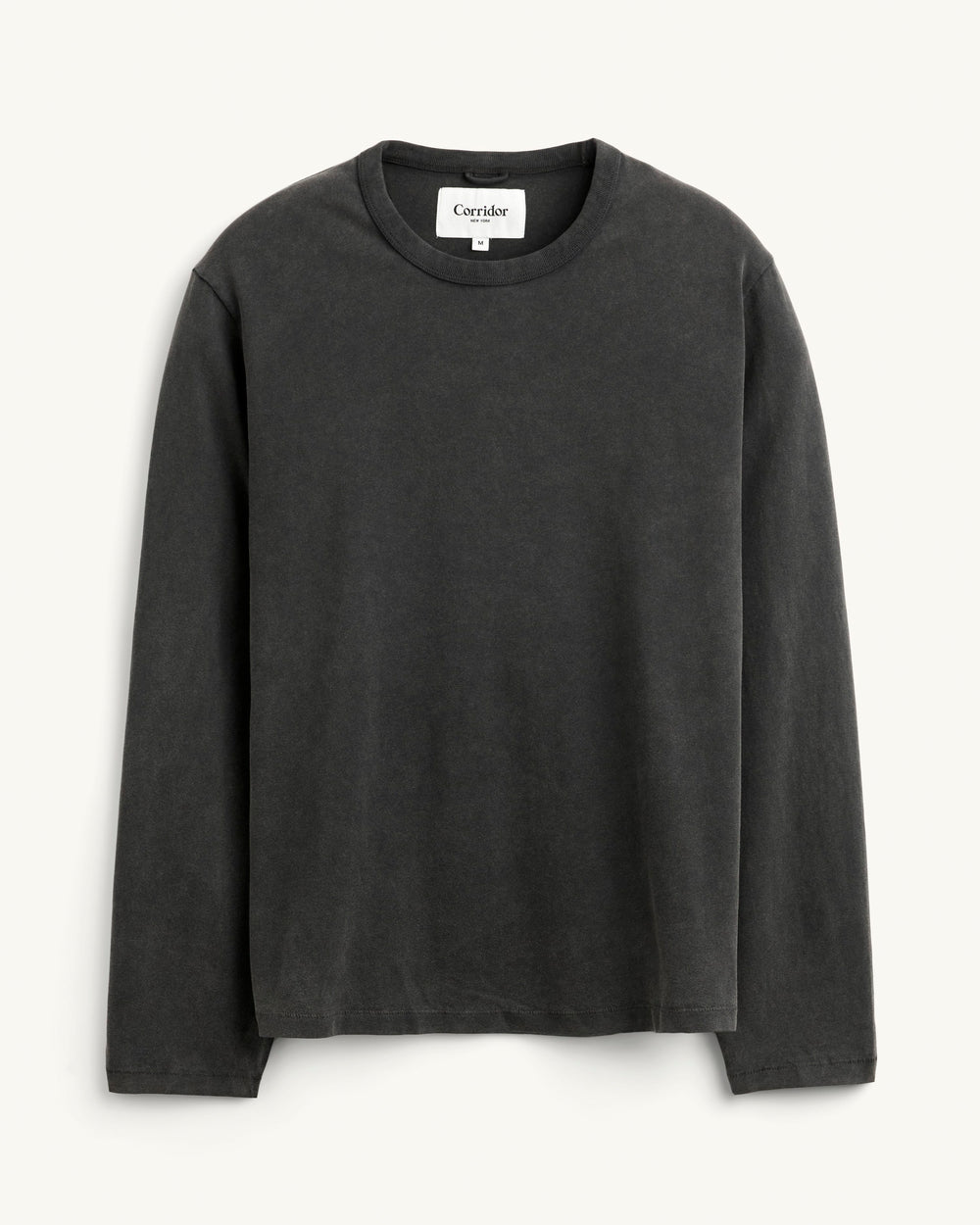 Garment Dye LS Tee - Black-T-Shirt LS-Siena-Corridor