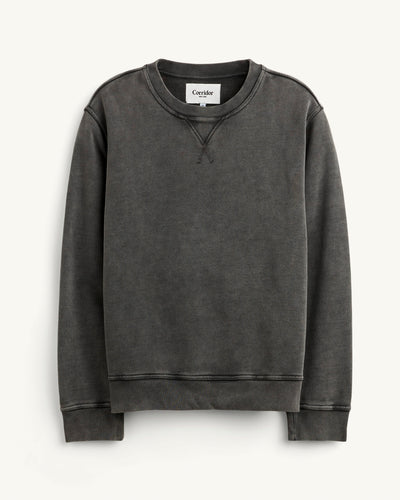 French Terry Crewneck - Black-Sweatshirt-Siena-Corridor