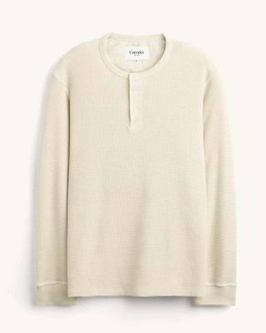 Waffle Henley - Natural
