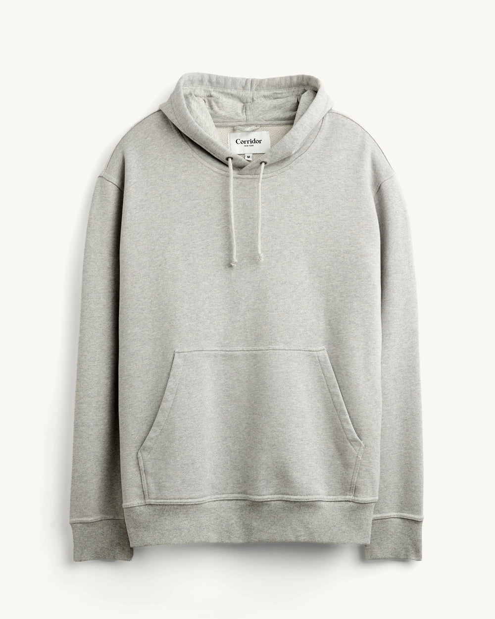 Heavyweight French Terry Hoodie - Grey-Sweatshirt-Siena-Corridor