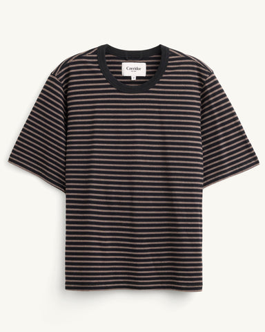 Mini Stripe T-Shirt - Black