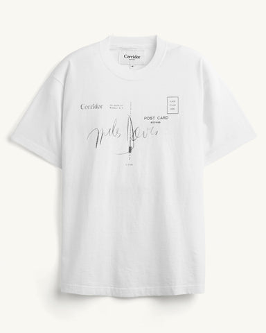 Postcard T-Shirt - White