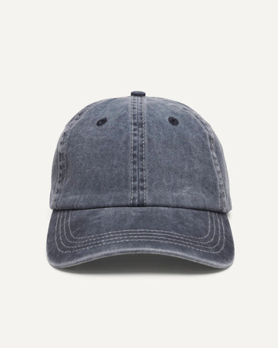 Garment Washed Cap - Navy