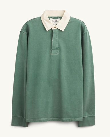 Garment Dyed Rugby LS - Alpine