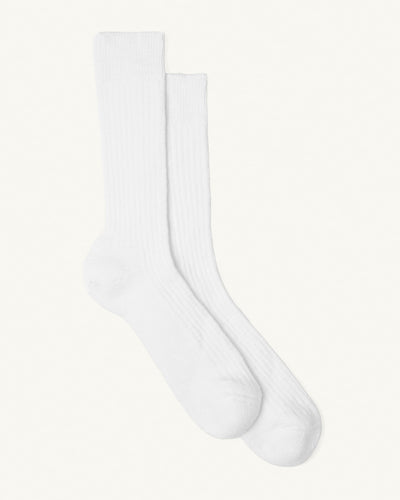 Slub Sock - White-Socks-CPI-Corridor