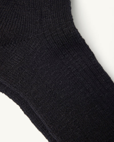 Slub Sock - Black-Socks-CPI-Corridor