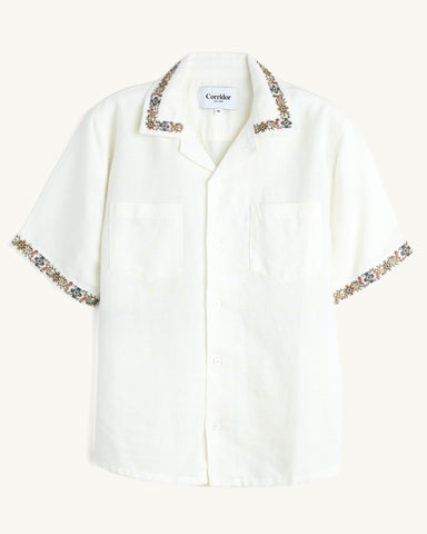 Harmony Embroidered SS - White