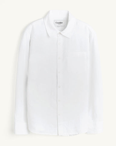 Linen Cotton LS - White