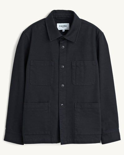 Misha Overshirt - Black-Overshirts-Black Q-Corridor