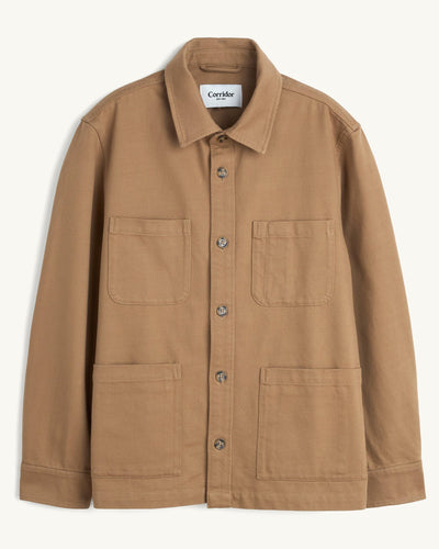Misha Overshirt - TAN-Overshirts-Black Q-Corridor