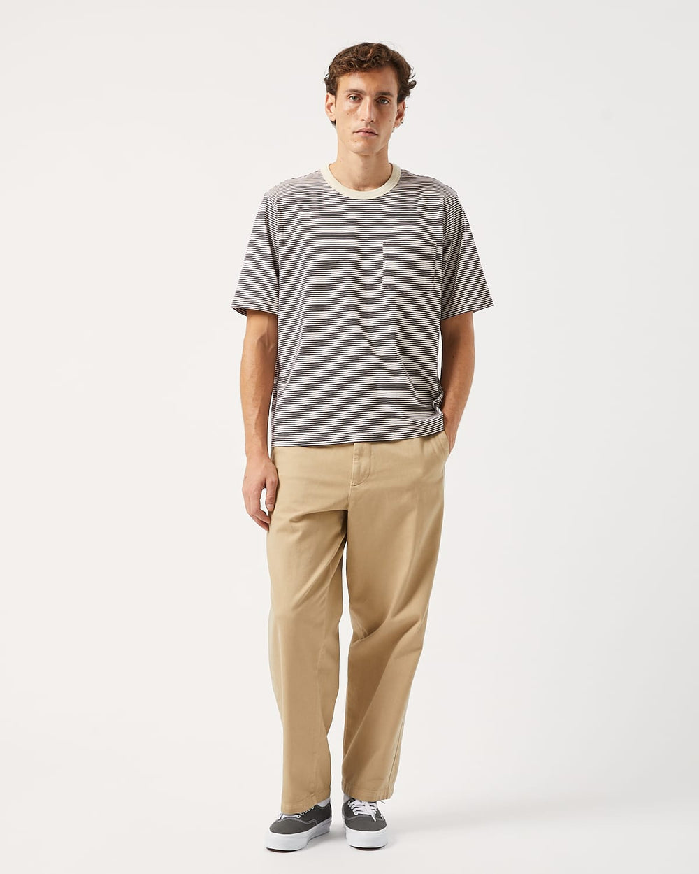 Stripe Tee - Plum-T-Shirt-Siena-Corridor