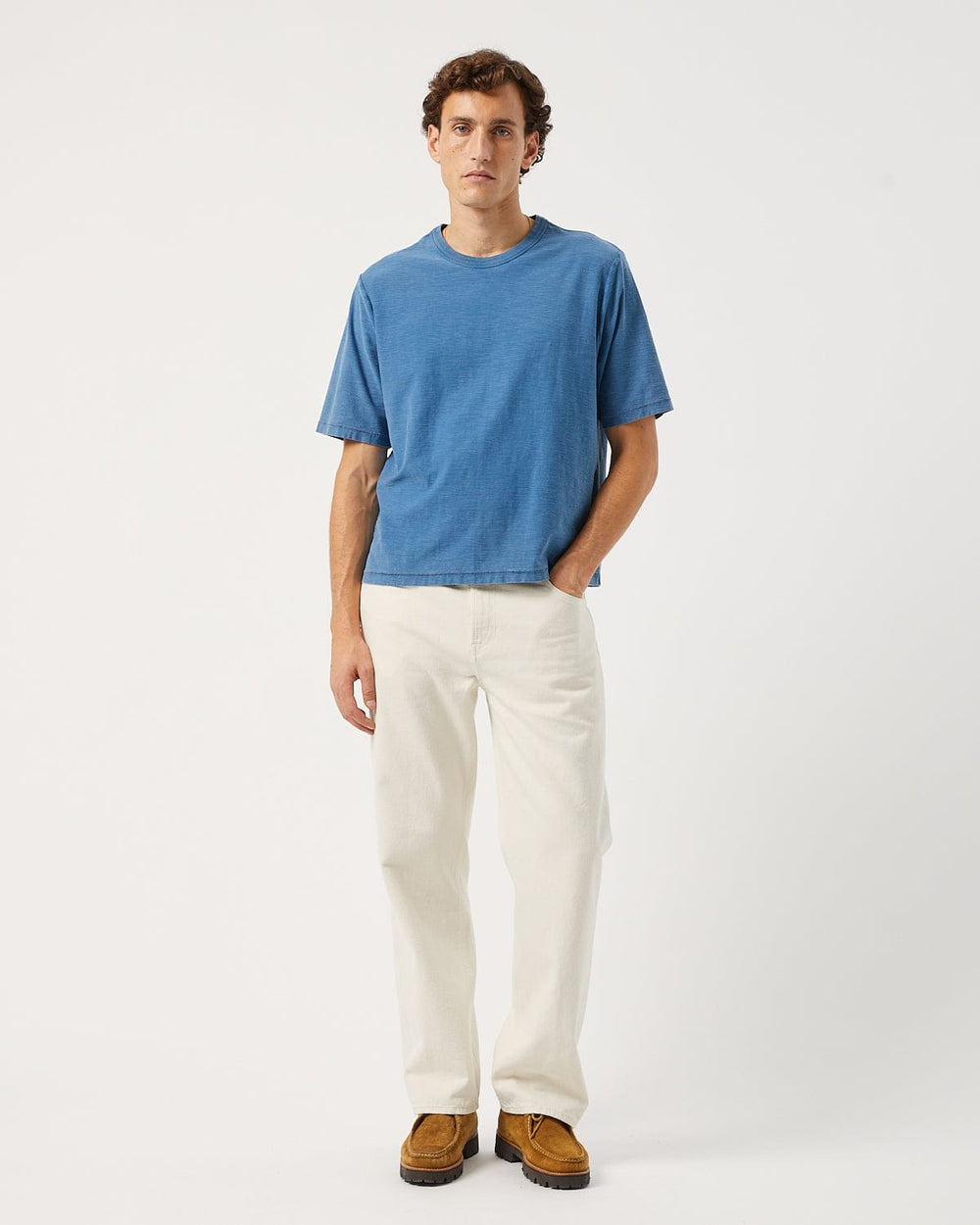 Slub Tee - Indigo-T-Shirt-Siena-Corridor
