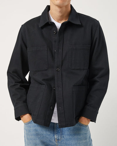 Misha Overshirt - Black-Overshirts-Black Q-Corridor