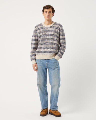 Fair Isle Crewneck - Natural