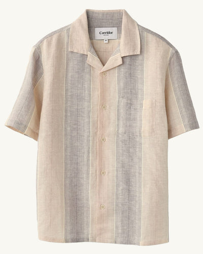 Sunset Stripe SS Camp-Short Sleeve Shirt-OMTC-Corridor