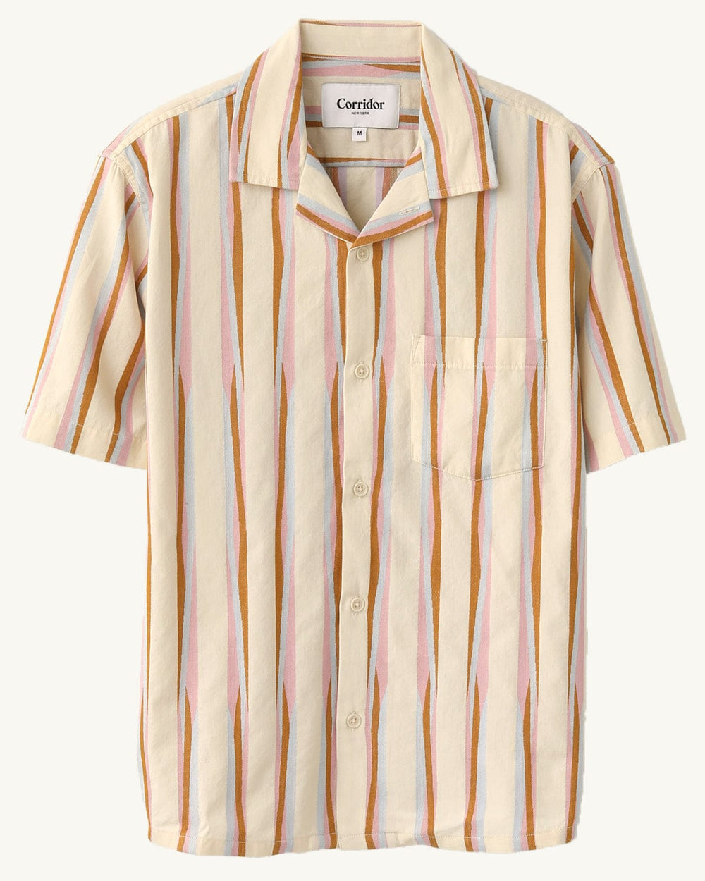 Twisted Stripe SS Camp-SS w/ Camp Collar-Corridor-Corridor