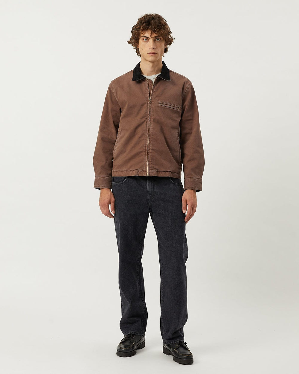 Utility Jacket - Brown-Zip Jacket-Real-Corridor