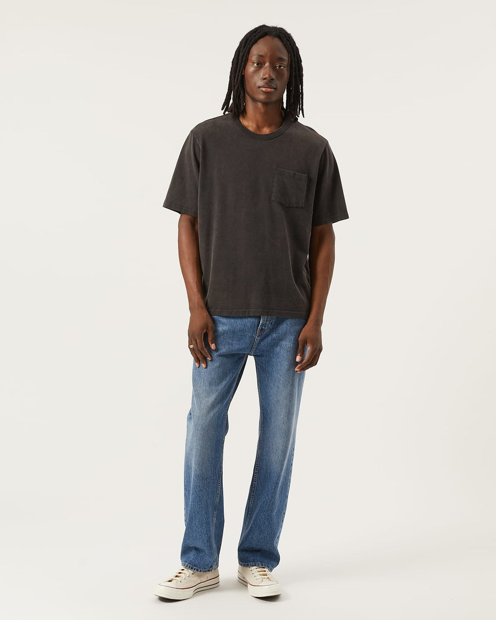 Garment Dye Tee - Black-T-Shirt-Siena-Corridor