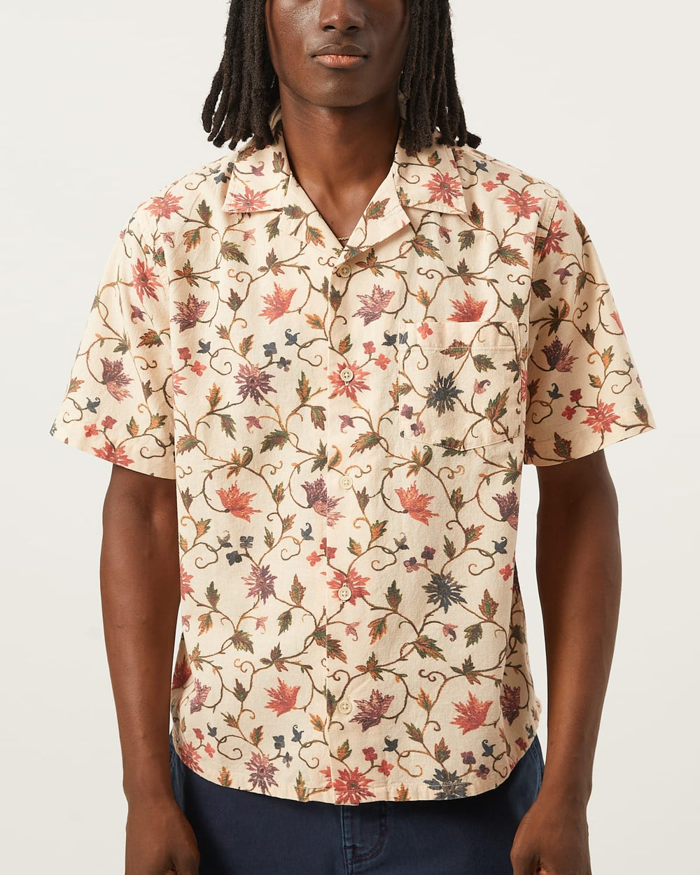 Romanesque SS-Short Sleeve Shirt-Original Madras Trading Co. (OMTC)-Corridor