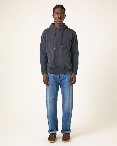 French Terry Hoodie - Black-Sweatshirt-Siena-Corridor