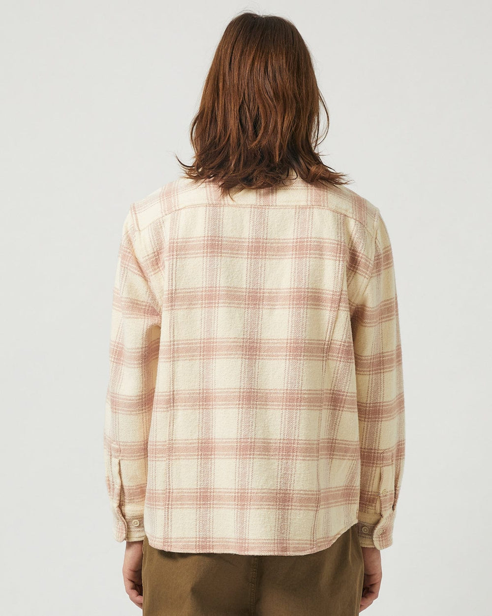 Appalachian Plaid LS - Natural-LS-Original Madras Trading Co. (OMTC)-Corridor