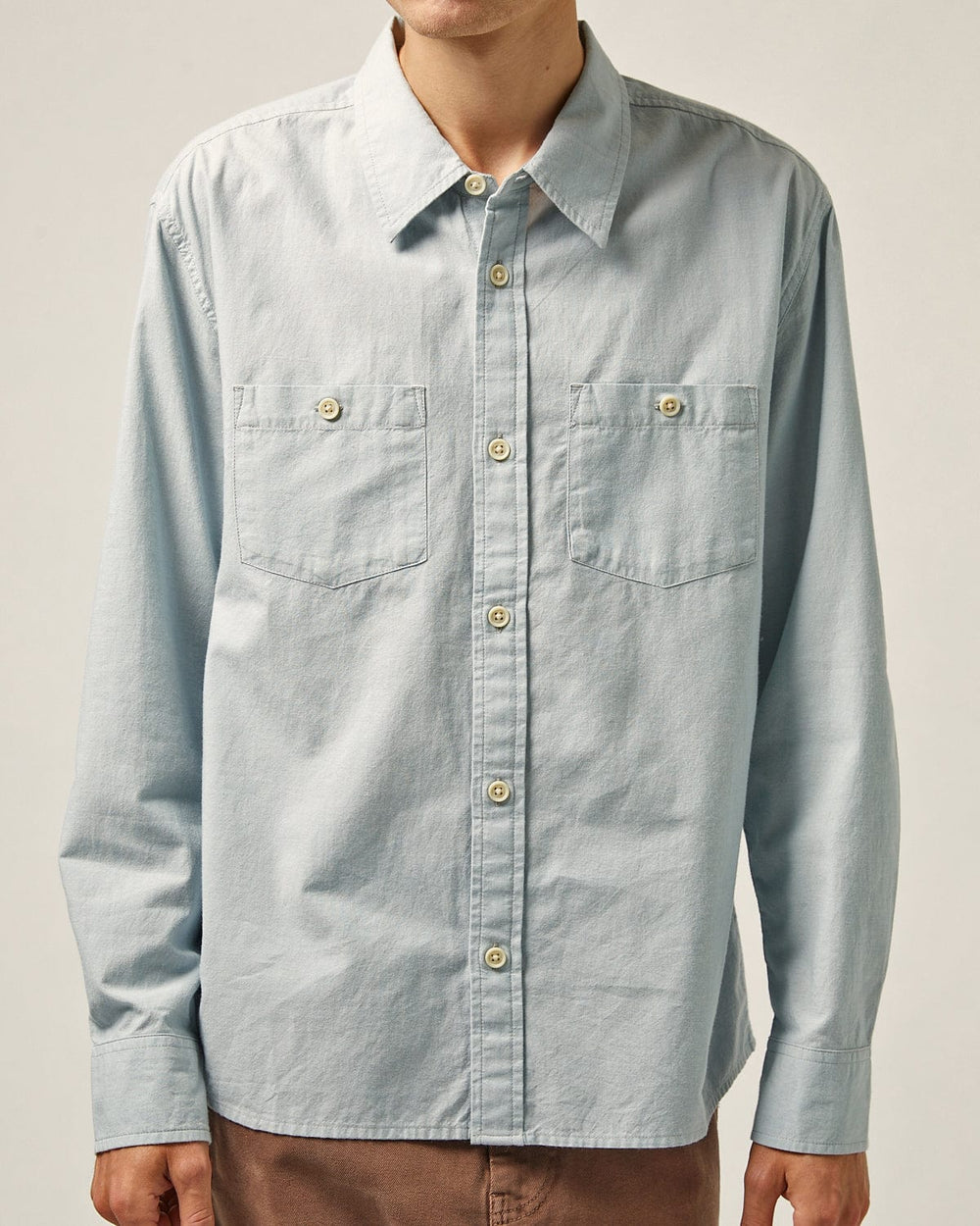 Bleach Chambray LS-Long Sleeve Shirt-Corridor-Corridor