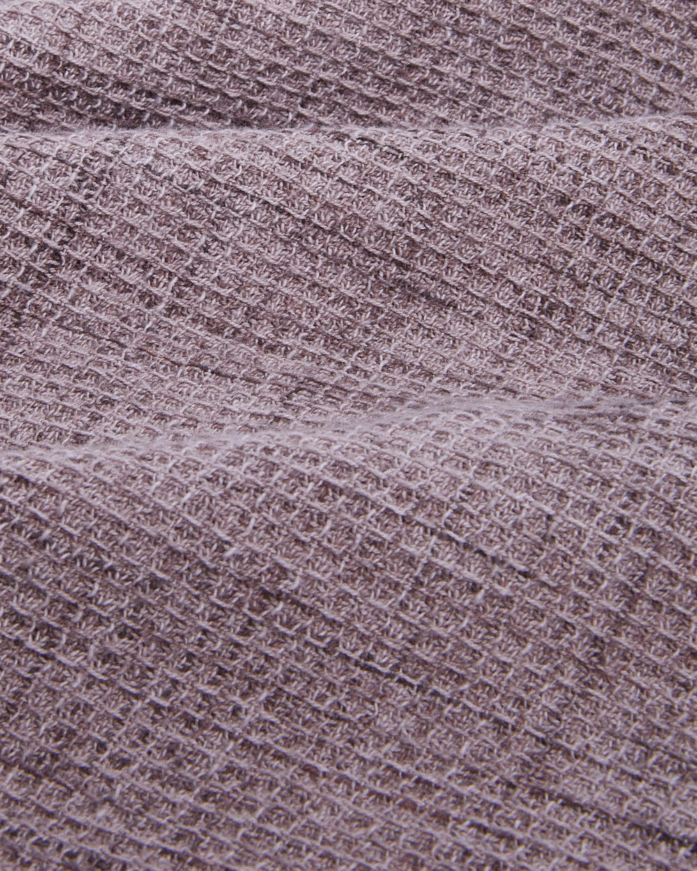 Pigment Dyed Waffle LS - Purple-Long Sleeve Shirt-Original Madras Trading Co. (OMTC)-Corridor
