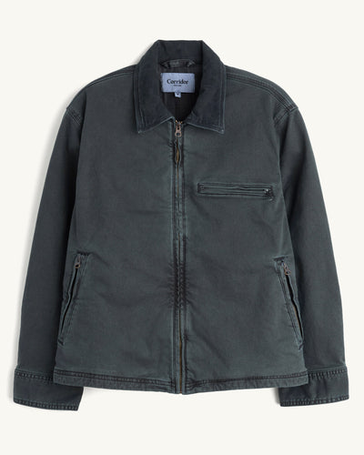 Utility Jacket - Black-Zip Jacket-Real-Corridor