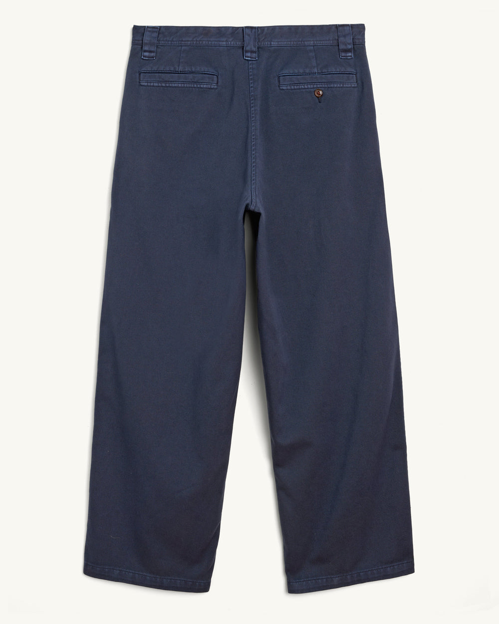 Wide Twill Pant - Navy-Trouser-Real-Corridor